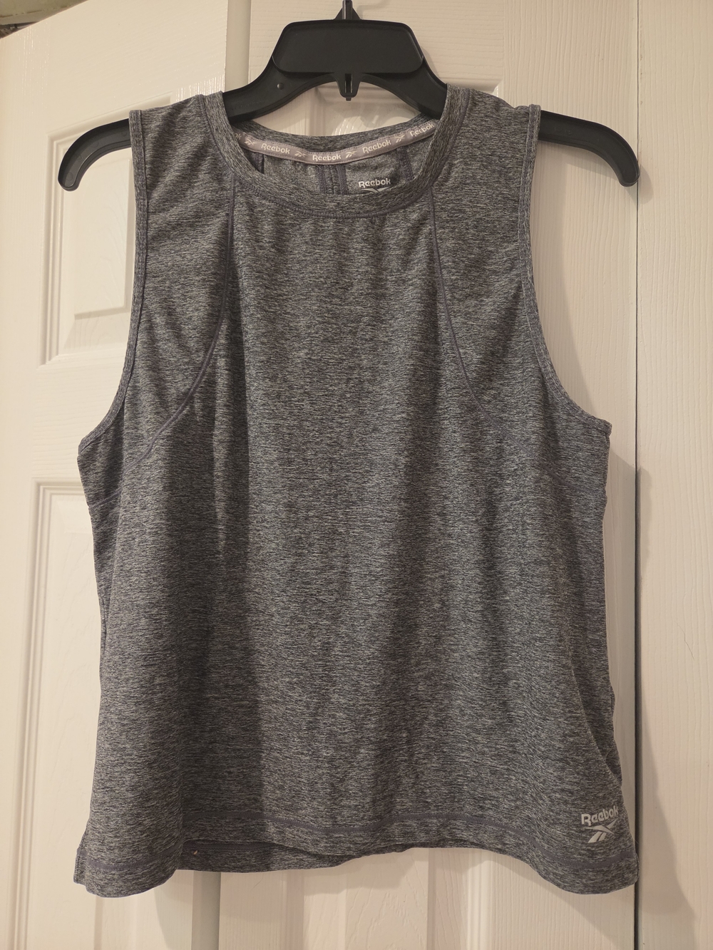 Reebok Women's Heather Gray Athletic Tank